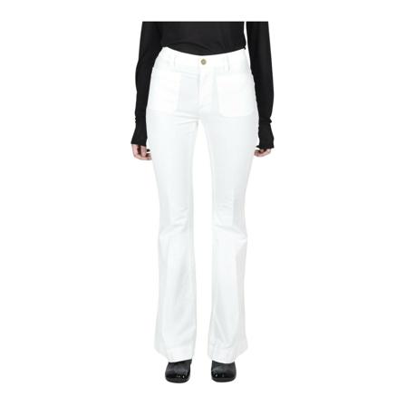 Seafarer, Straight Trousers Wit, Dames, Maat:W27