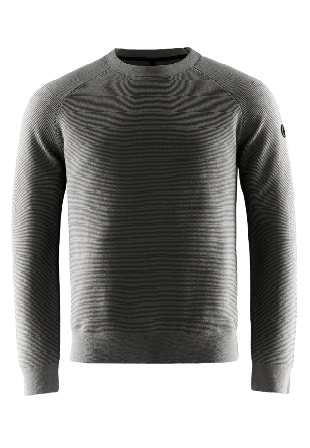 Sail Racing Element Seamless Crewneck Stickat Herr Grå XL