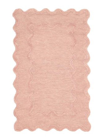 Clara 100X160 Petit Rose Poudré Tapis De Laine