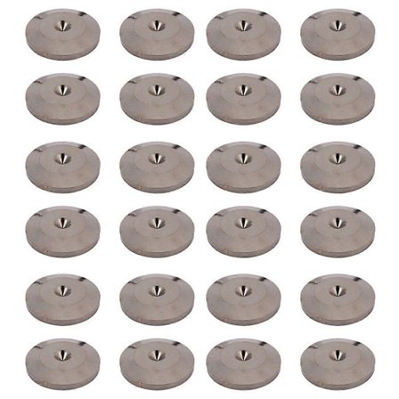 4 st Högtalare Ren Koppar Spikar Pads (Svart)