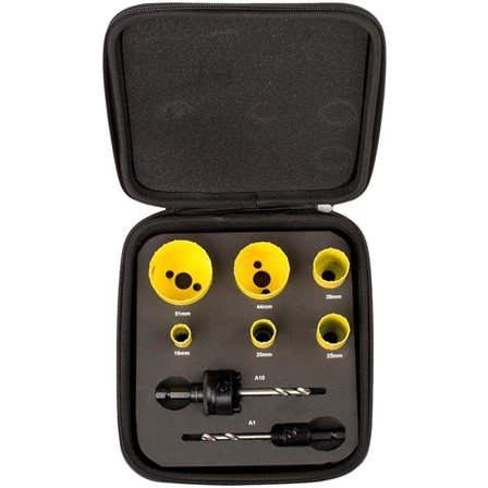 Starrett Fast Cut Hulsavsæt For elektrikere, Maskintilbehør & forbrugsvarer