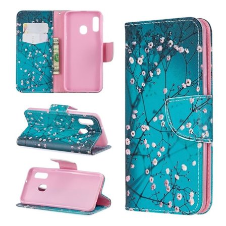 Wonderland Samsung Galaxy A20e flip veske - Tre med blomster