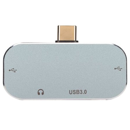 USB C 3,5 mm lyd- og ladeadapter