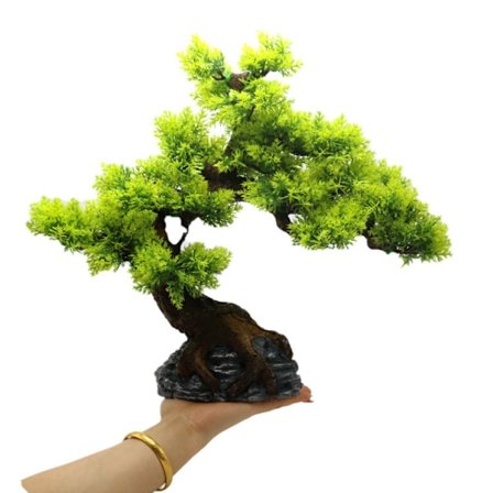 Kunstige vannplanter Fisketankplanter Akvarium Bonsai-tre