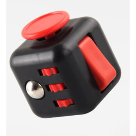 Fidget Cube - Pink/sort farvet