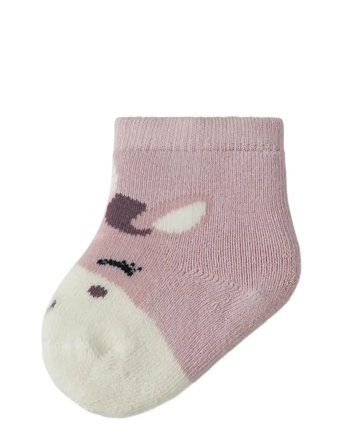 Nbfnunicorn Terry Frotte Sock Pink Name It