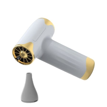 Elektrisk blåsebelg Liten elektrisk vifte BBQ-vifte 4 justerbare hastigheter 3600mAh oppladbar