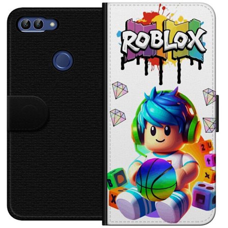 Yhteensopiva Lompakkokotelo Huawei Huawei P smart Värikäs Roblox-kuvitus pelihahmolla, leluilla ja energialla, täydellinen pelifaneille ja modernii