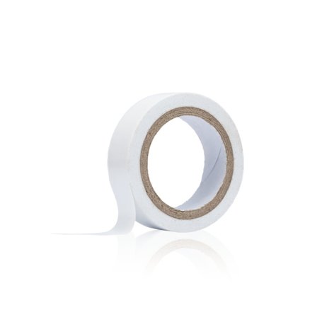 Isolasjonstape Hvit 10M – Høy Styrke | PVC | 16Mm Bredde | Varmebestandig 80°C