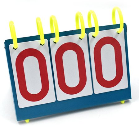 Sports Scoreboards Bærbar Flip Scoreteller for Bordtennis