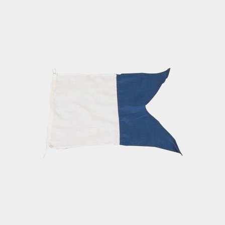 Mezinárodní signální vlajka A, 45 x 30 cm