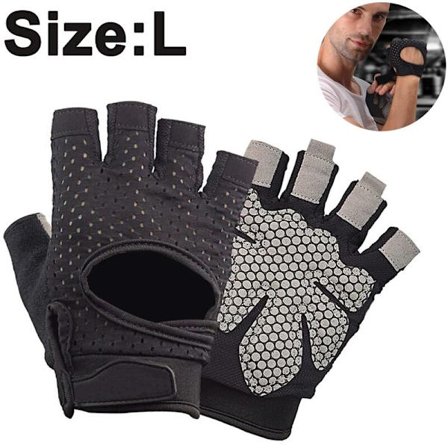 Treningshansker Vektløfting Gym Hansker med Håndleddsstøtte for Menn Kvinner, Full Håndflatebeskyttelse, for Vektløfting, Trening, Fitness, Trening