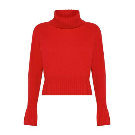 Seventy Round-neck Strik Rød, Dame Striktrøjer