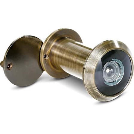 Kighul 14 mm messing dørspion 35-55 mm, vidvinkel 200