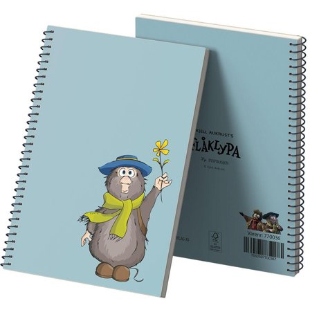 Flåklypa Notatbok Ludvig Linjert A6