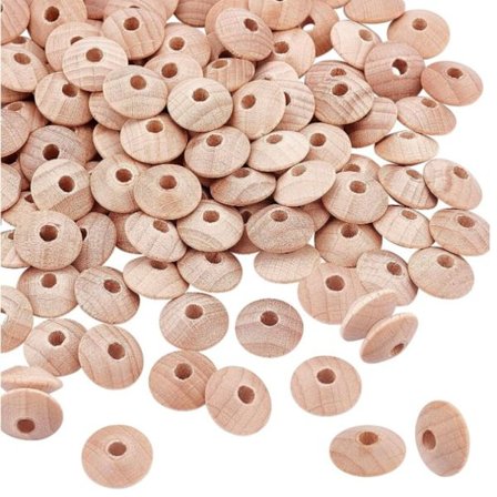 120Stk13MM Bøk Treskive Abacus Treperler