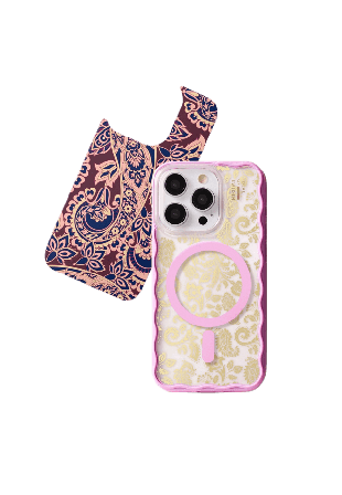 Ideal Of Sweden Print Pack Iphone Skal & skärmskydd Dam Guld 17