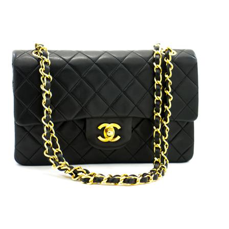 Chanel Vintage, Pre-owned Timeless Bag Zwart, Dames, Maat:ONE Size,leer