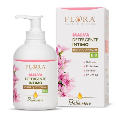 Flora Bellessere Malva Detergente Intimo Bio 250ml