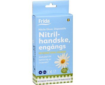 Frida-Svart Engångshandske Nitril Medium 20-p-Engangshansker 20-pk i størrelse M-Home & Household Consumables-Rengjøringsmidler