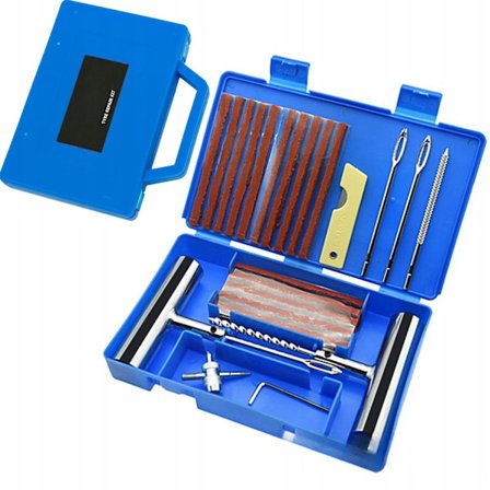 Rengaskorjaussarja 33-in-1 – Täydellinen Työkalu Rengasrikkoon | Tubeless Renkaat | Auto, Moottoripyörä, SUV