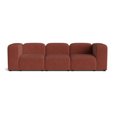 Milo 3 personers sofa - Lincoln Kobber - 270x100x72 - Sofa, 3 personers sofa