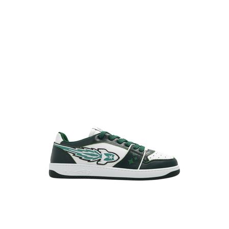 Enterprise Japan, Sneakers Wit, Heren, Maat:44 EU,leer,Patches