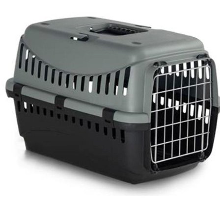 ECO Transportbur, Grå/Svart - L