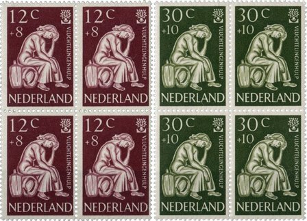 Holland 1960 - NVPH 736-737 - 4-blokke - Postfrisk