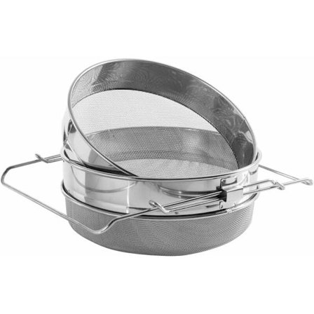 Dobbelt Honningsi i Rustfrit Stål Bisi Debris Filter Biavl Ekstraktor Værktøj