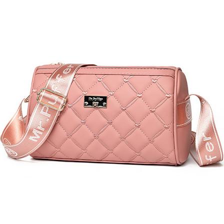 Vår och sommar ny högkvalitativ crossbody-väska dam mångsidig stor kapacitet dam axelväska Cross-Border Boston damväska Oak Red