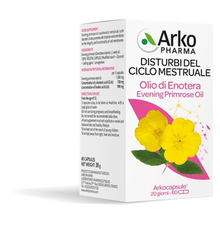 Arkopharma Olio Enotera Bio 60 Capsule