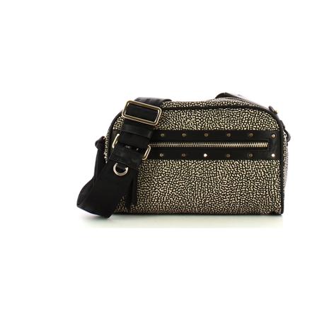 Borbonese, Shoulder Bags Zwart, Dames, Maat:ONE Size