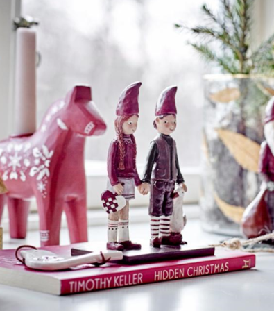 Bloomingville Elion Dekorasjon gutt+jente H12,5