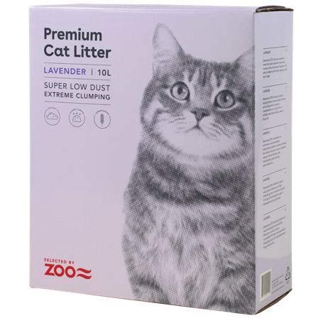 Selected by ZOO - Kattesand Lavendel 10L - Katt - Kattesand & kattestrø - Klumpdannende kattesand - ZOO.no