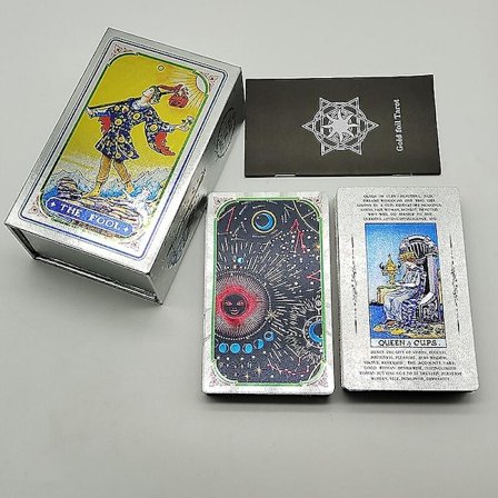 Klassiske guldfolie vandtætte tarotkort med magnetisk æske som en speciel gave