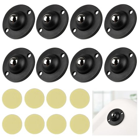 Självhäftande Hjul 8 ST Mini Universal Rullar 360 Grader Svängbara