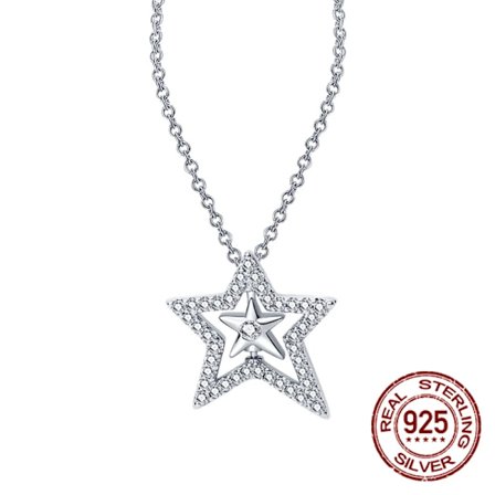 925 Sterling Sølv Link Hjerte Stjerne Solsikke Sommerfugl Onde Øjne Halskæde Passer Originale Pandora Charms Smykker til Kvinder