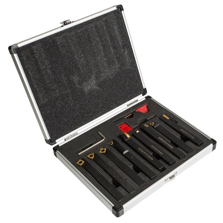 PELA 492752 Svarvstålsats 9 delar, PRO 12 mm, Handverktyg