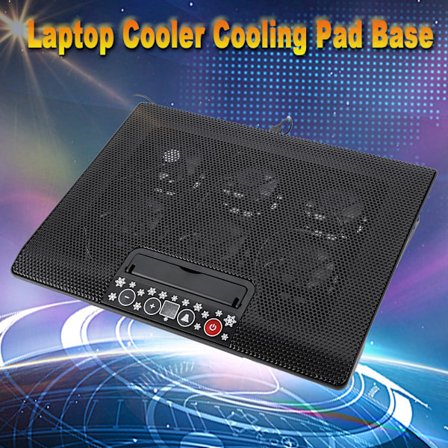 Laptop Cooler Cooling Pad Base USB 6 Fläktar Justerbar Vinkel Fästen Stativ 17" eller Mindre Notebook