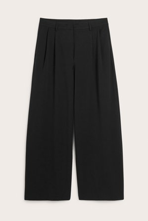 Kappahl | Luźne spodnie Czarne 36 | Czarne