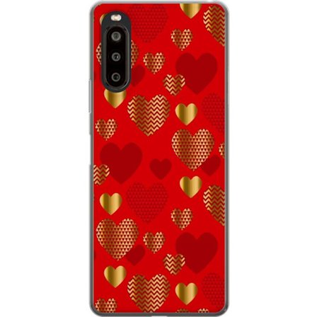 Yhteensopiva Puhelinkuori Sony Sony Xperia 10 II GoldenHearts