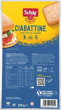 Schar Ciabattina Pane 200g