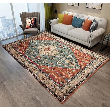 Europeiska hovstil mattor för vardagsrum stor storlek hög kvalitet hem matta sovrum förtjockning salong matta vintage persisk matta