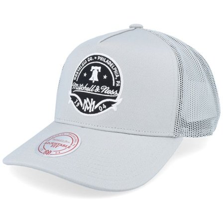 Mitchell & Ness - Grå trucker Keps - Nostalgia Grey Trucker @ Hatstore