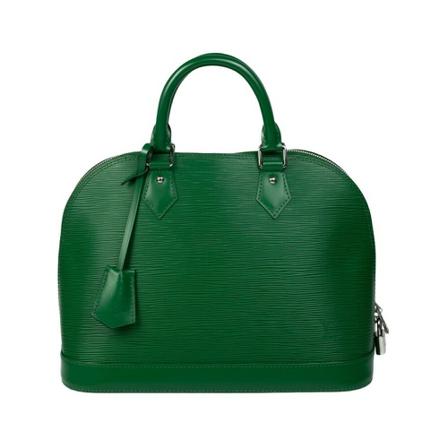 Louis Vuitton Vintage, Pre-owned Alma Small Bag Groen, Dames, Maat:ONE Size