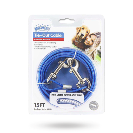 Vajerkoppel Till Tjuderpåle/Markskruv 4.5m - Hundkoppel