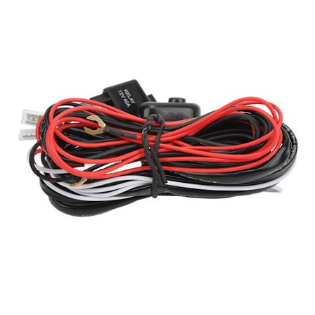 Bilscheinwerferkontakt-Kabelbaum AA1103 12V Enkelt drevet totrådsgruppe til udskiftning Tilføjelse af tågeforlygte