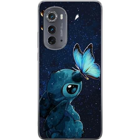 Motorola Edge (2022) Gjennomsiktig deksel Stitch sommerfugl