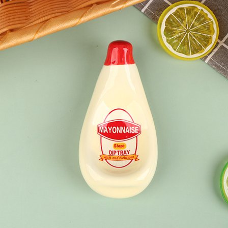 1 st kryddskål Sojasås tallrik Keramisk skiva Tomatformad S